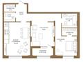 2-комнатная квартира · 70.72 м², Достык 8/5 за ~ 52.2 млн ₸ в Астане, Есильский р-н — фото 3