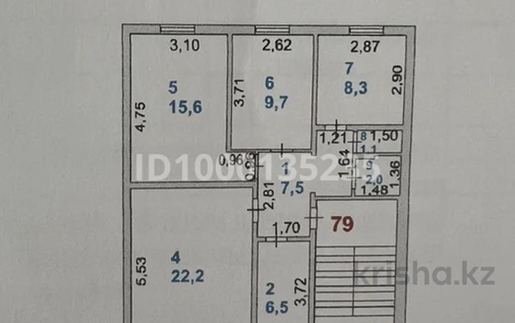 4-бөлмелі пәтер · 73 м² · 5/5 қабат, мкр Центральный, Момышулы 21 — Остановка Светлана, возле сш# 17, бағасы: 26 млн ₸ в Атырау — фото 2