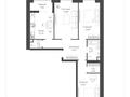 3-комнатная квартира · 82.7 м² · 2/9 этаж, Култегин 4 за 60 млн ₸ в Астане, Нура р-н