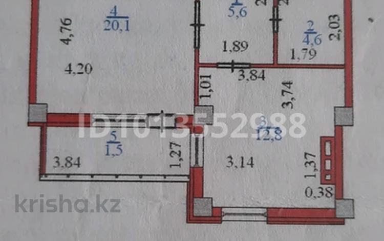 1-комнатная квартира · 44.6 м² · 9/14 этаж, Бауыржан Момышулы 16 за 22 млн ₸ в Астане, Алматы р-н — фото 2